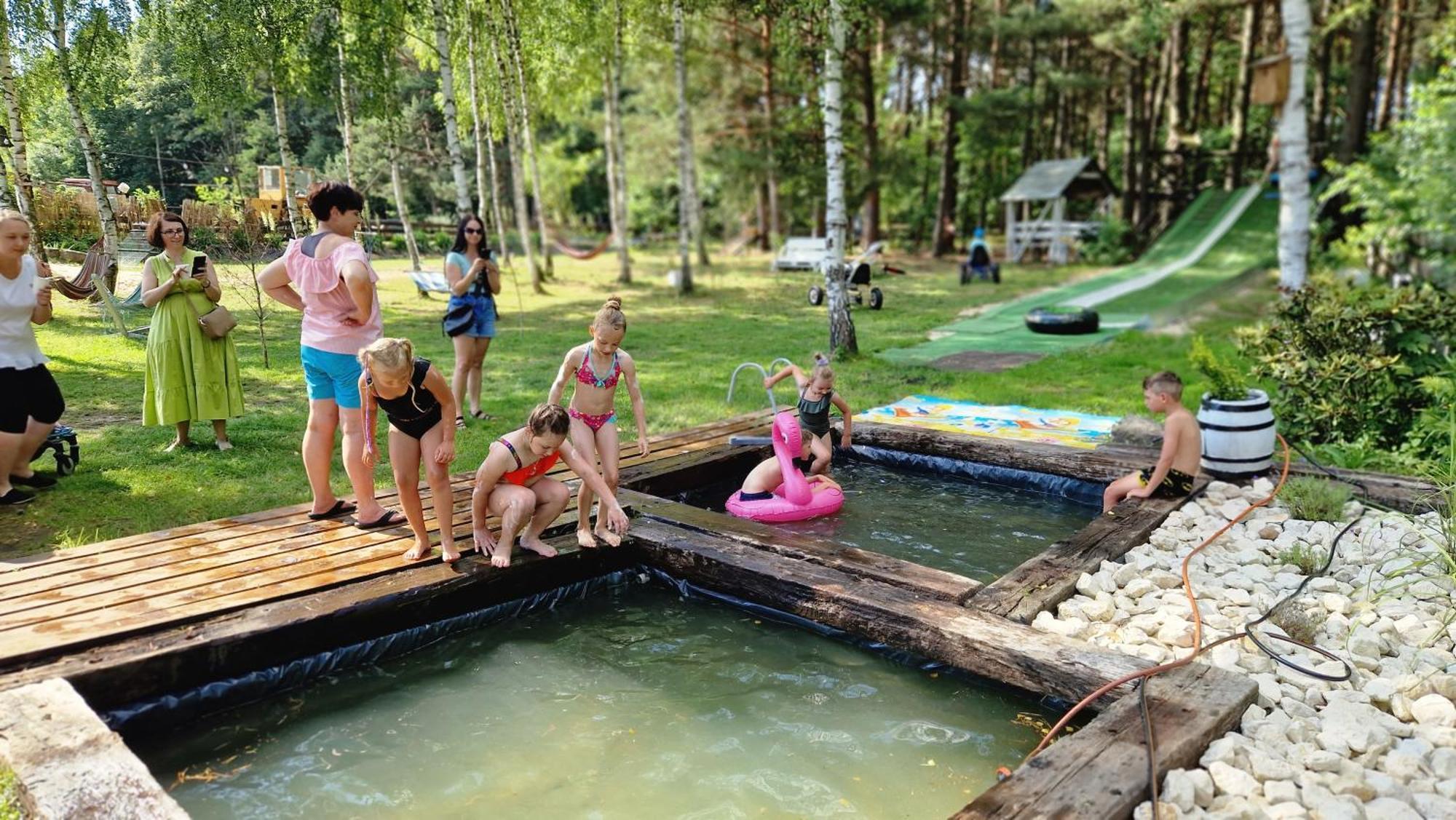 Vip Village Las Woda Rower - Podgrzewany Basen, Balia, Sauna Miedzierza Exteriér fotografie