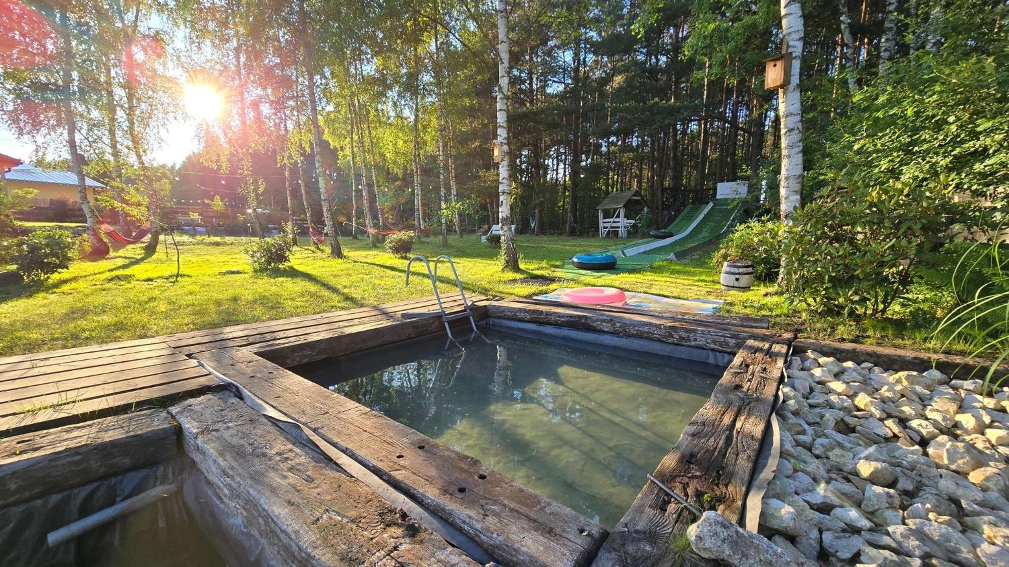Vip Village Las Woda Rower - Podgrzewany Basen, Balia, Sauna Miedzierza Exteriér fotografie